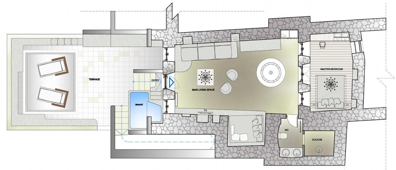 Nk Cave House Villa Тира Экстерьер фото